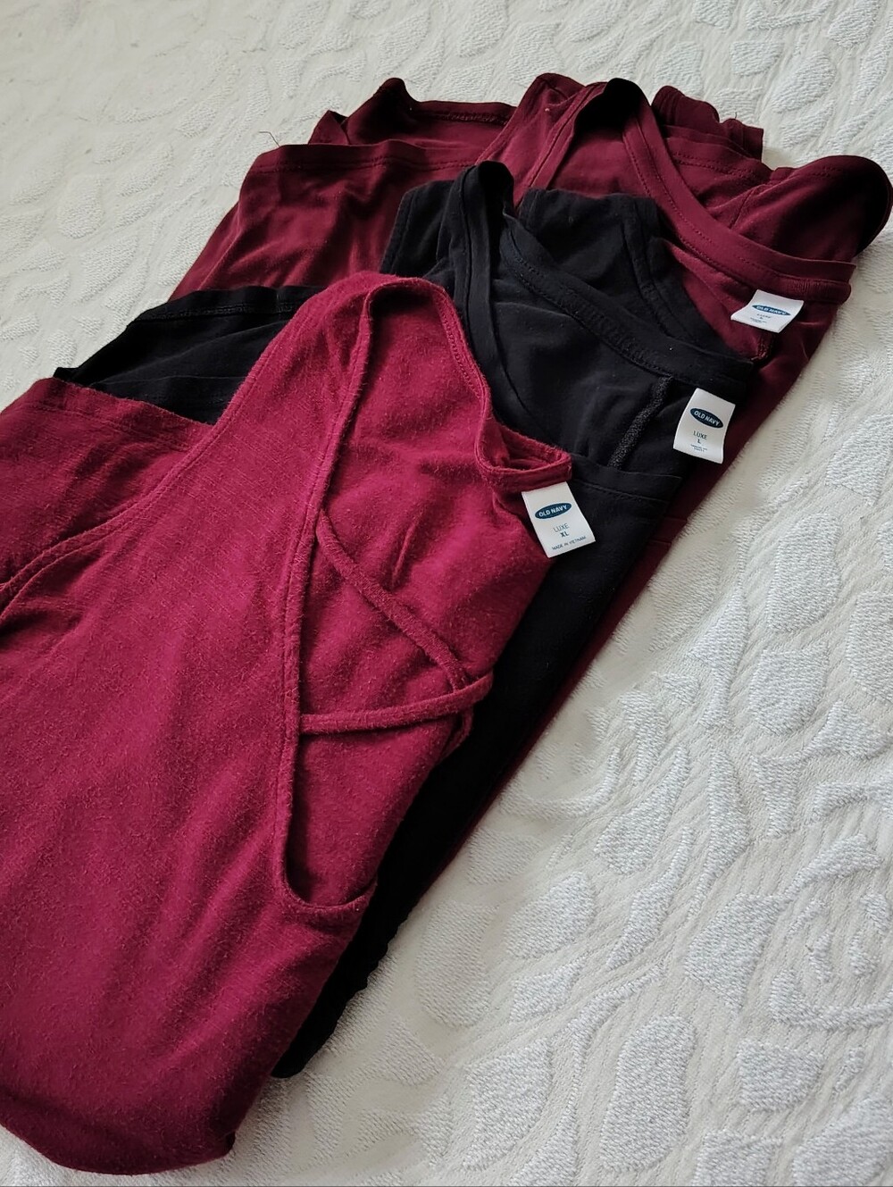 Lot Of 3 Old Navy Luxe Tank Tops L XL - Picture 5 of 10